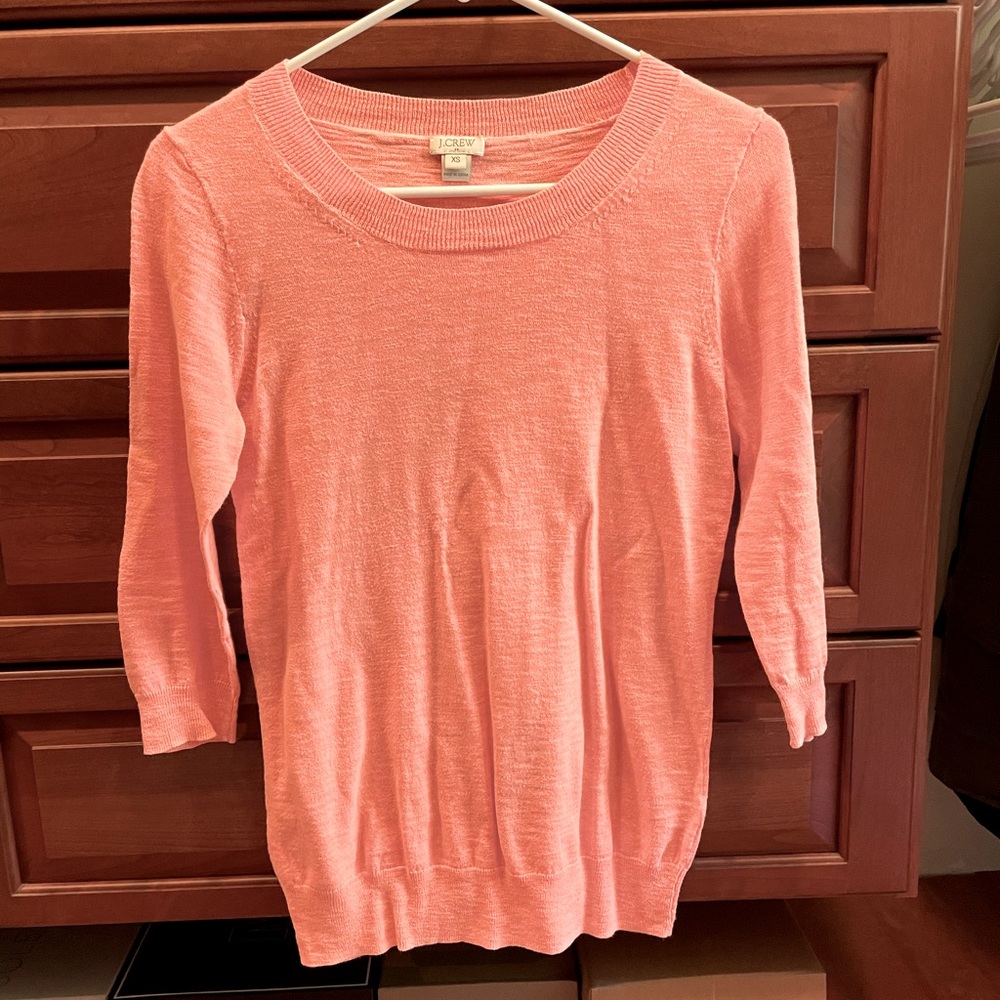 JCrew Tissue Neon Sweater